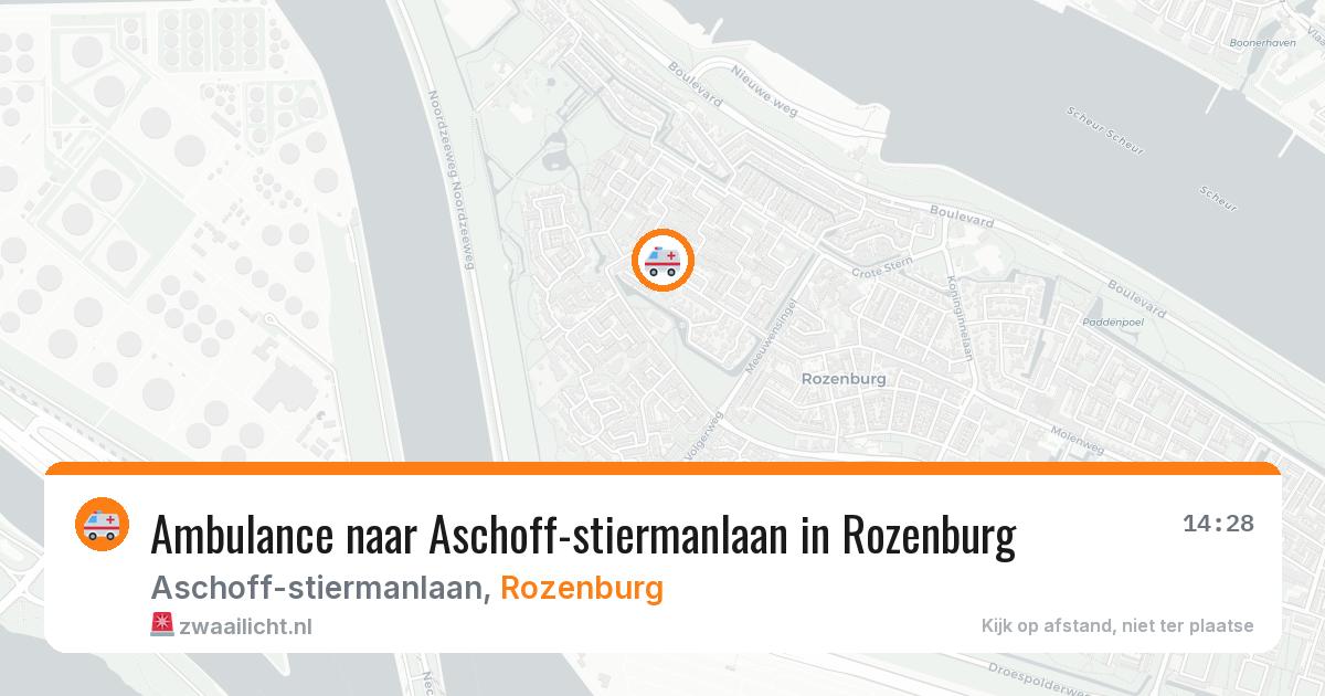Ambulance naar Aschoff-stiermanlaan in Rozenburg — 17 jun 2026