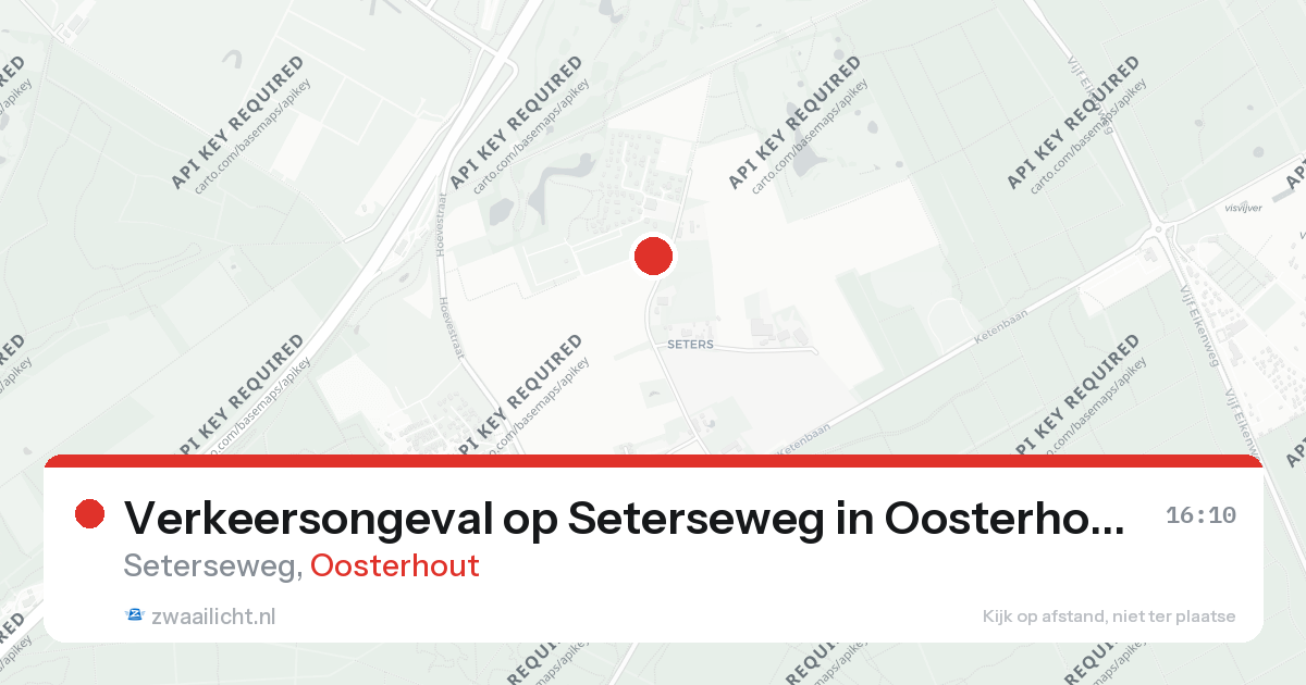 Verkeersongeval op Seterseweg in Oosterhout — 20 jun 2026