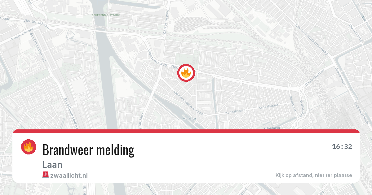 Brandweer melding — 9 jun 2026