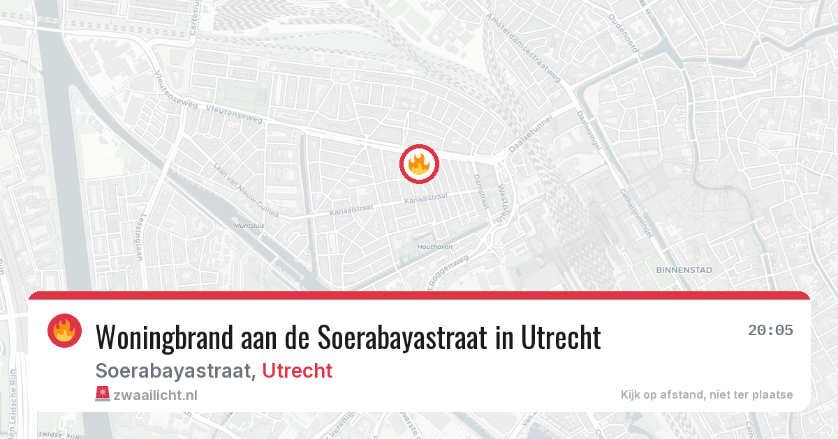 Woningbrand aan de Soerabayastraat in Utrecht — 1 jul 2026