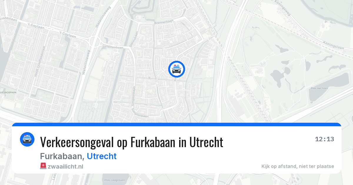 Verkeersongeval op Furkabaan in Utrecht — 1 apr 2026