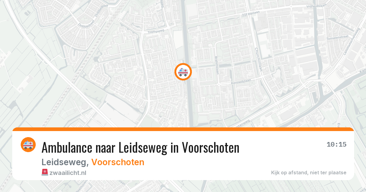 Ambulance naar Leidseweg in Voorschoten — 9 feb 2026
