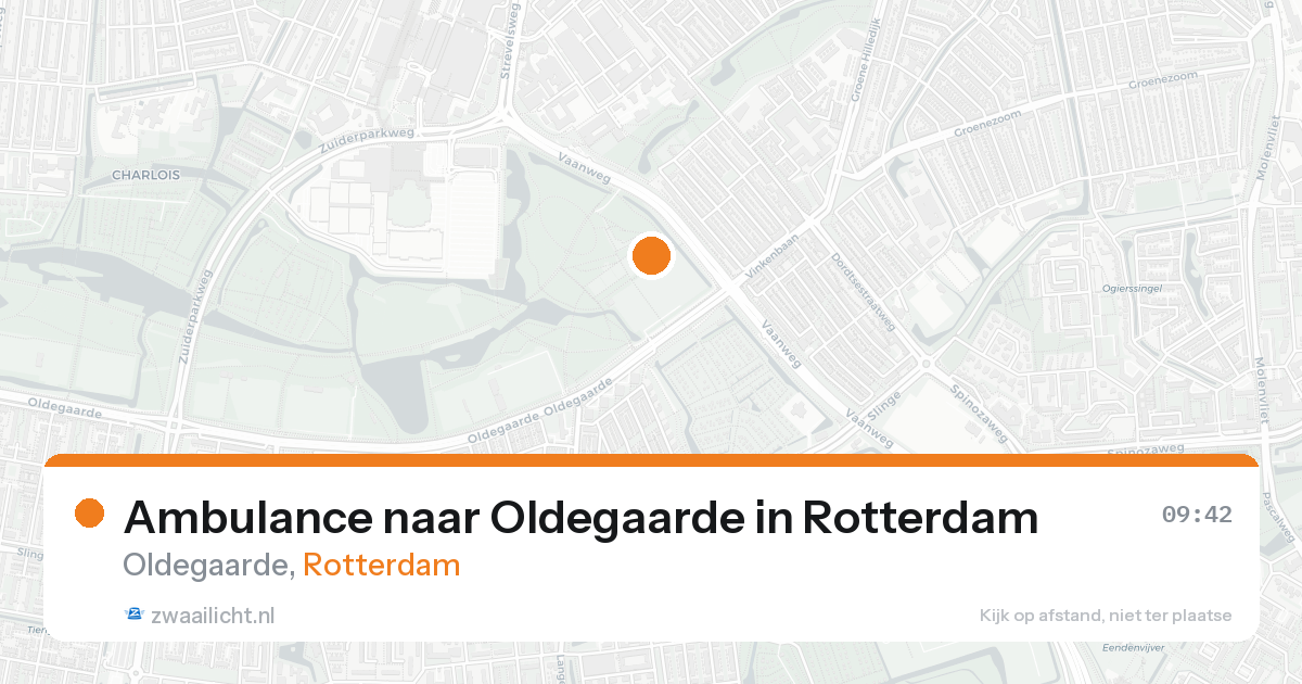 Ambulance naar Oldegaarde in Rotterdam — 31 jan 2026