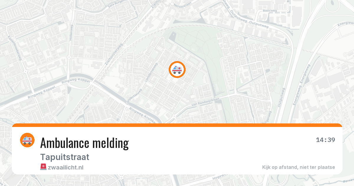 Ambulance melding — 8 feb 2026