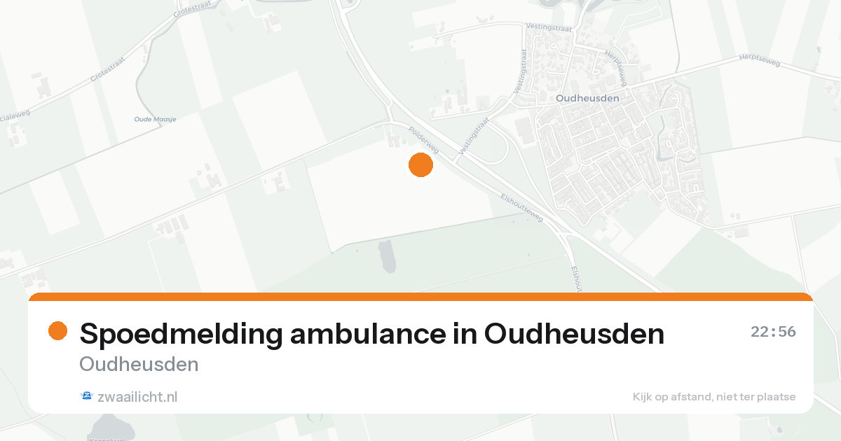 Spoedmelding ambulance in Oudheusden — 20 aug 2026