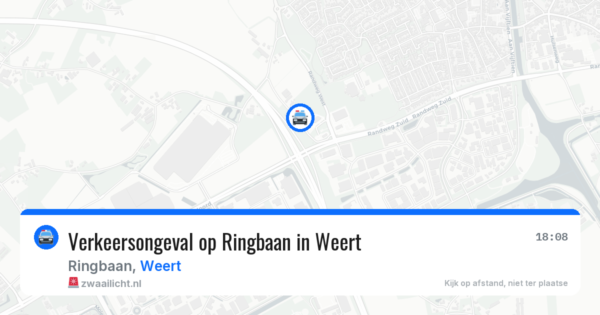 Verkeersongeval op Ringbaan in Weert — 25 feb 2026