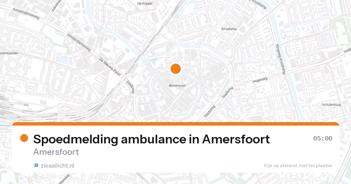 Spoedmelding ambulance in Amersfoort — 7 feb 2026