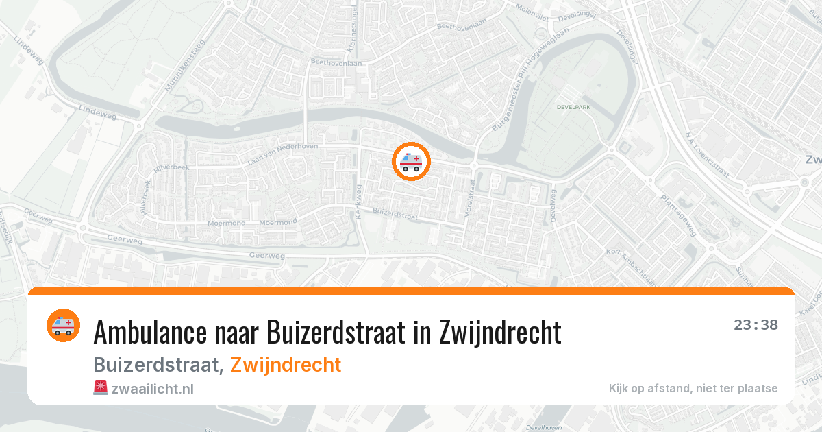 Ambulance naar Buizerdstraat in Zwijndrecht — 6 jun 2026