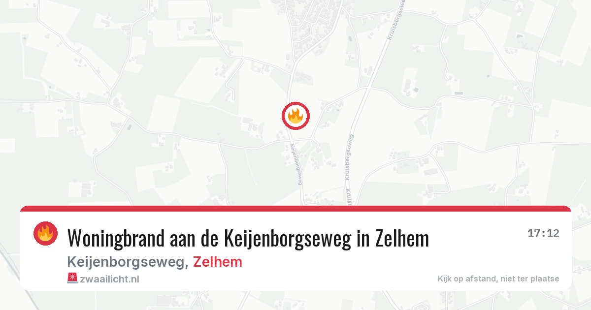 Woningbrand aan de Keijenborgseweg in Zelhem — 9 mei 2026