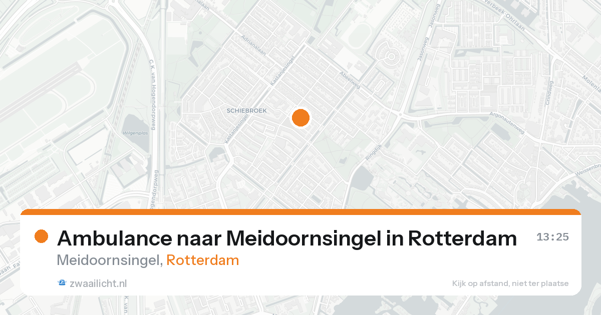 Ambulance naar Meidoornsingel in Rotterdam — 29 jun 2026