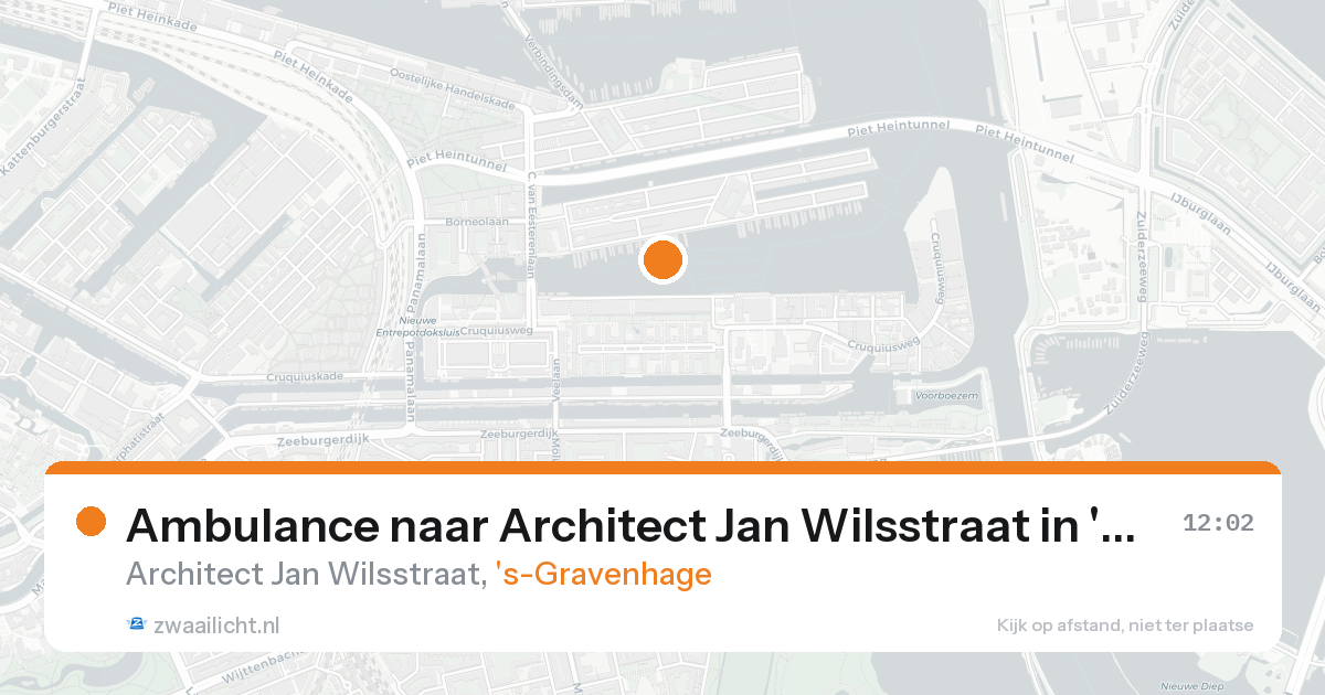 Ambulance naar Architect Jan Wilsstraat in 's-Gravenhage — 31 jan 2026