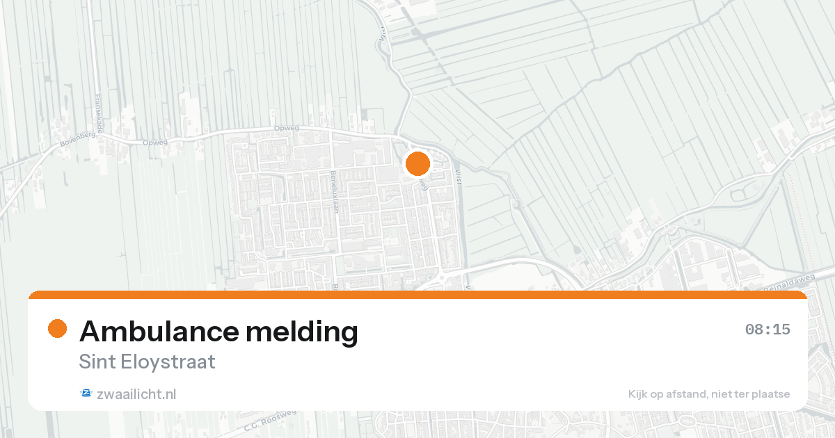 Ambulance melding — 7 feb 2026
