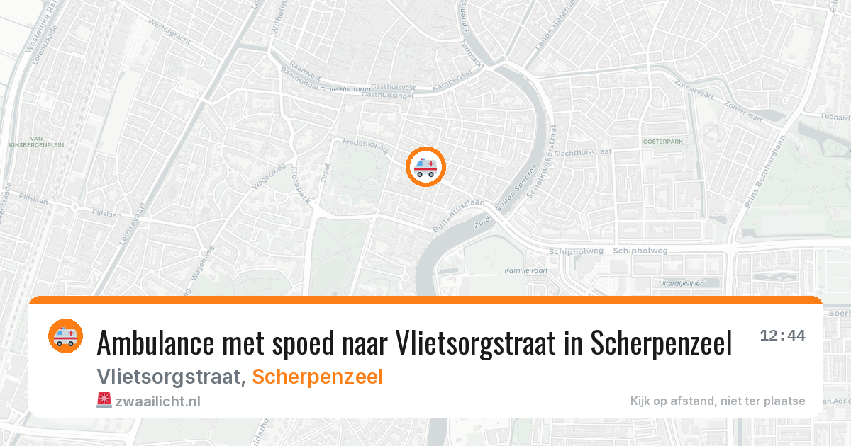 Ambulance met spoed naar Vlietsorgstraat in Scherpenzeel — 26 jan 2026