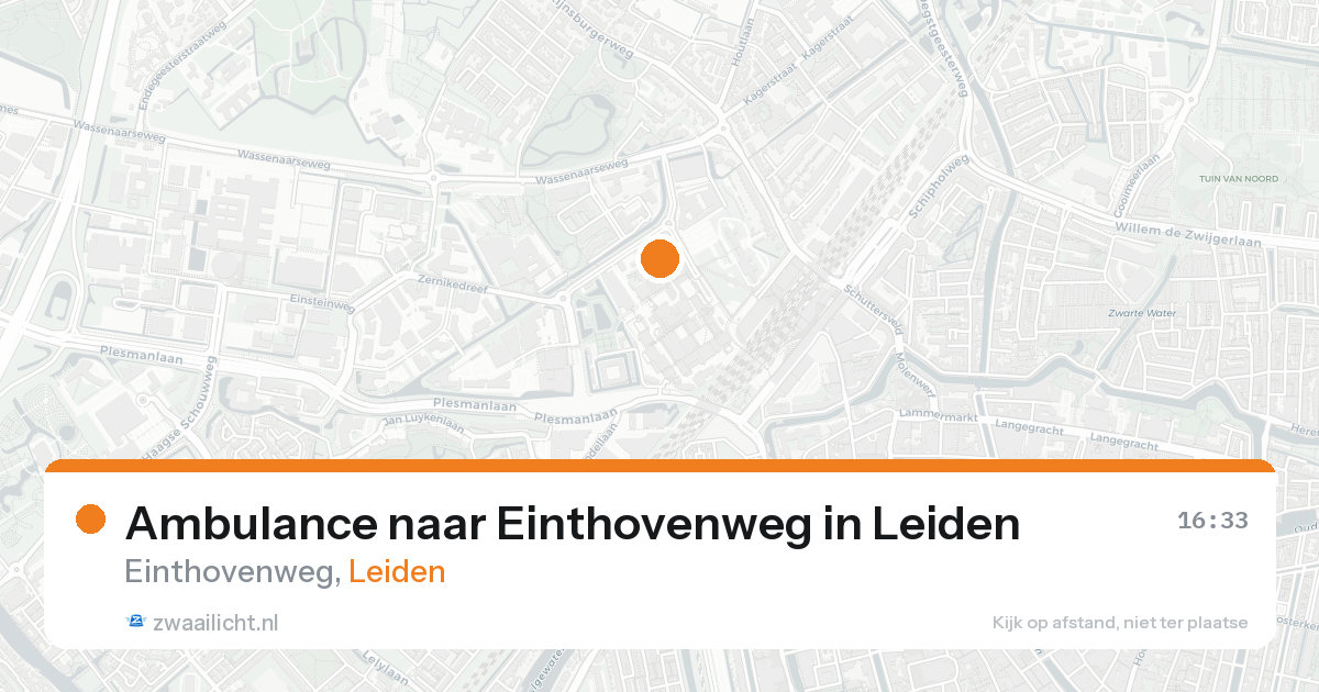 Ambulance naar Einthovenweg in Leiden — 7 feb 2026