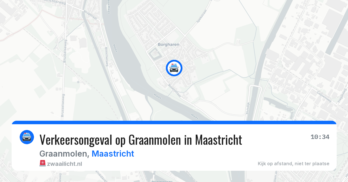 Verkeersongeval op Graanmolen in Maastricht — 9 feb 2026