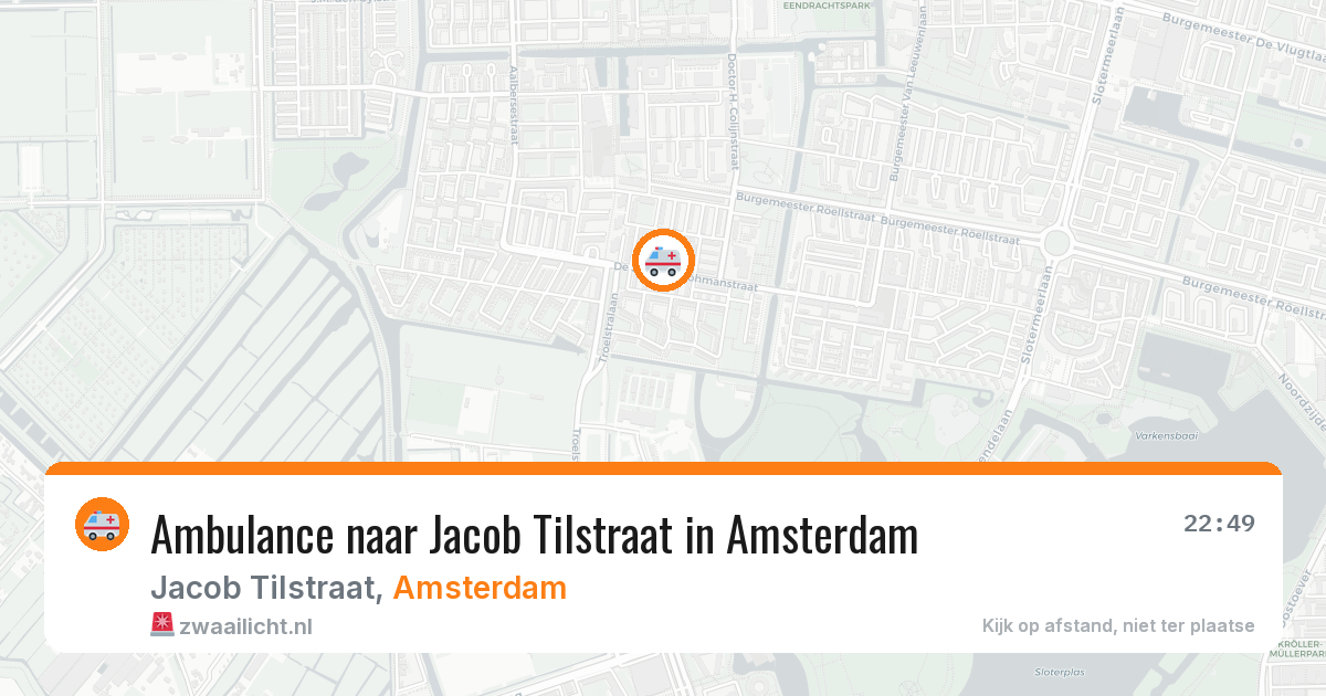 Ambulance naar Jacob Tilstraat in Amsterdam — 10 jun 2026