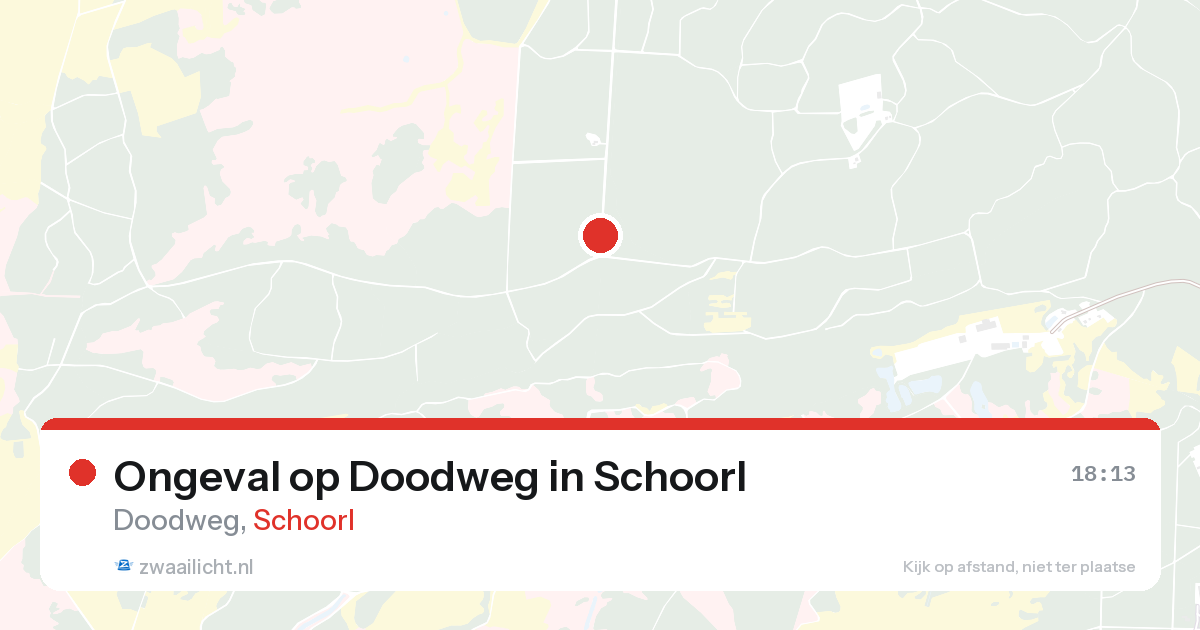 Ongeval op Doodweg in Schoorl — 27 aug 2026