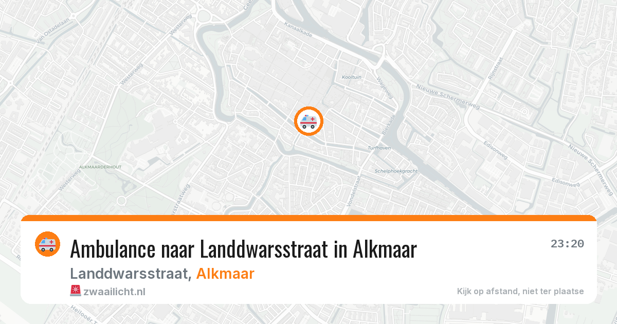 Ambulance naar Landdwarsstraat in Alkmaar — 18 jun 2026