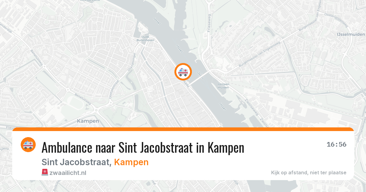 Ambulance naar Sint Jacobstraat in Kampen — 25 jul 2026
