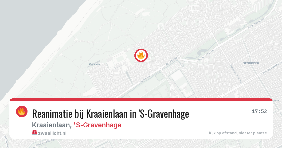 Reanimatie bij Kraaienlaan in 'S-Gravenhage — 10 jun 2026