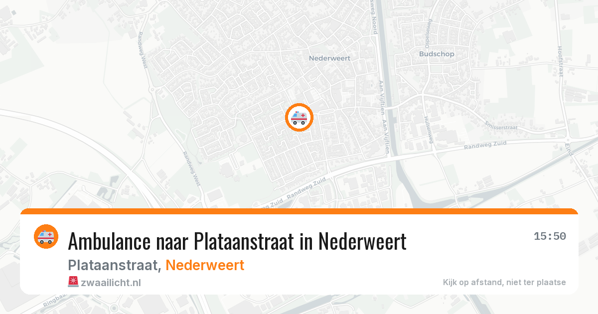 Ambulance naar Plataanstraat in Nederweert — 17 feb 2026