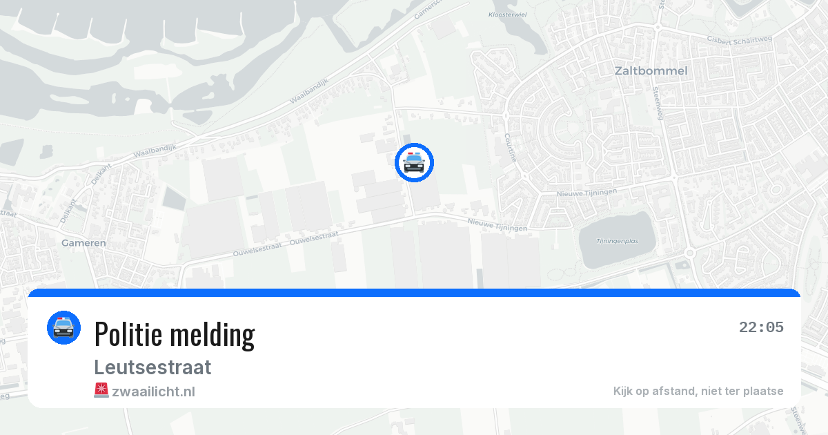 Politie melding — 20 jun 2026