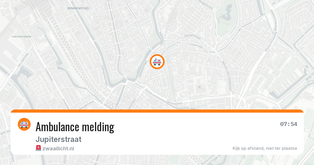 Ambulance melding — 3 apr 2026