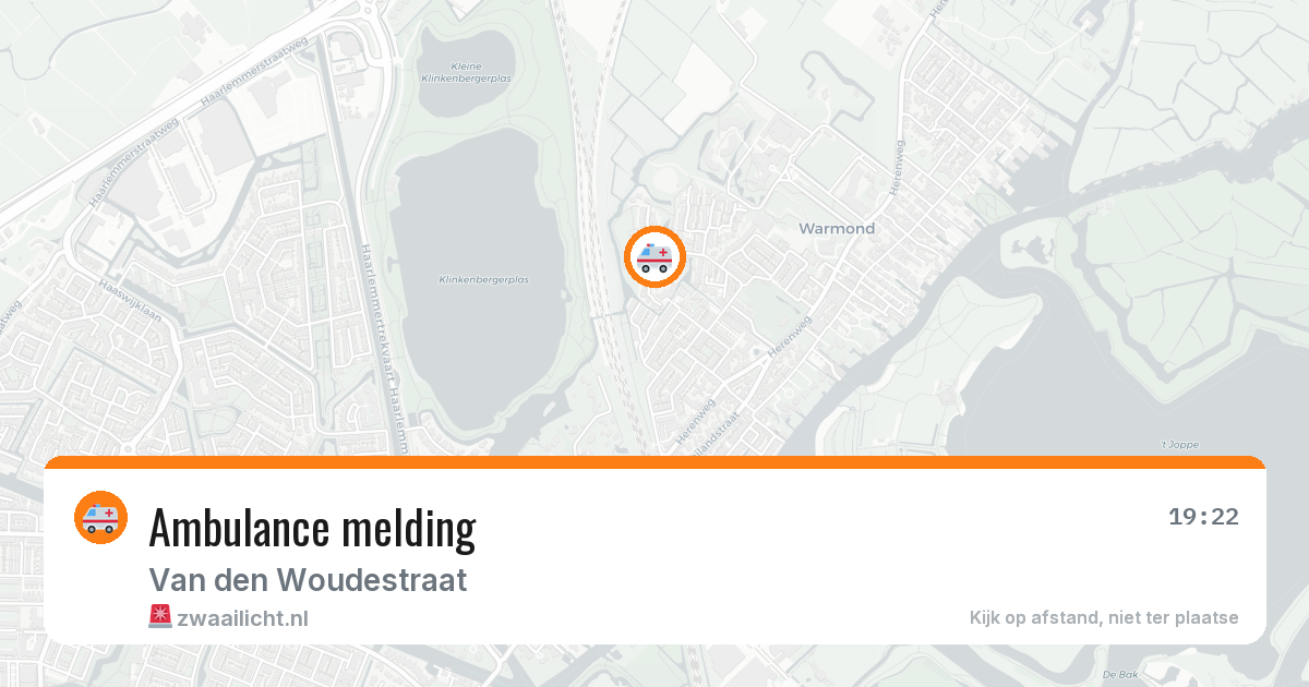 Ambulance melding — 22 jan 2026
