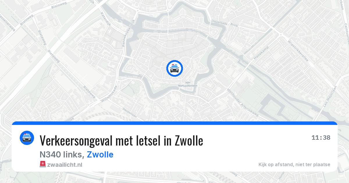 Verkeersongeval met letsel in Zwolle — 20 mei 2026
