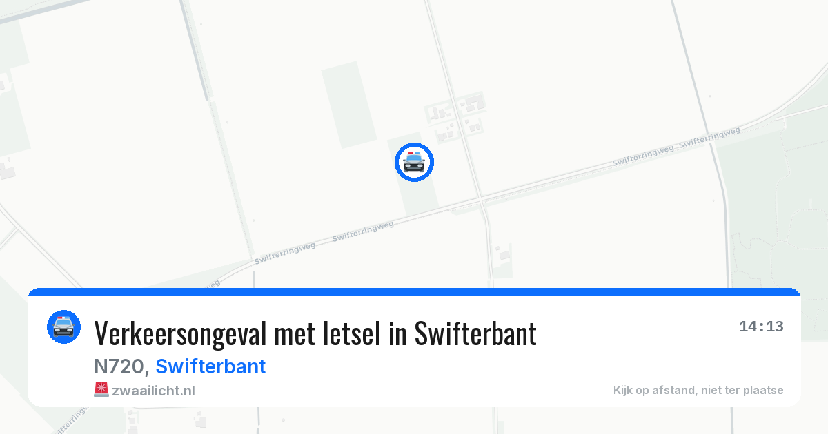 Verkeersongeval met letsel in Swifterbant — 24 jan 2026