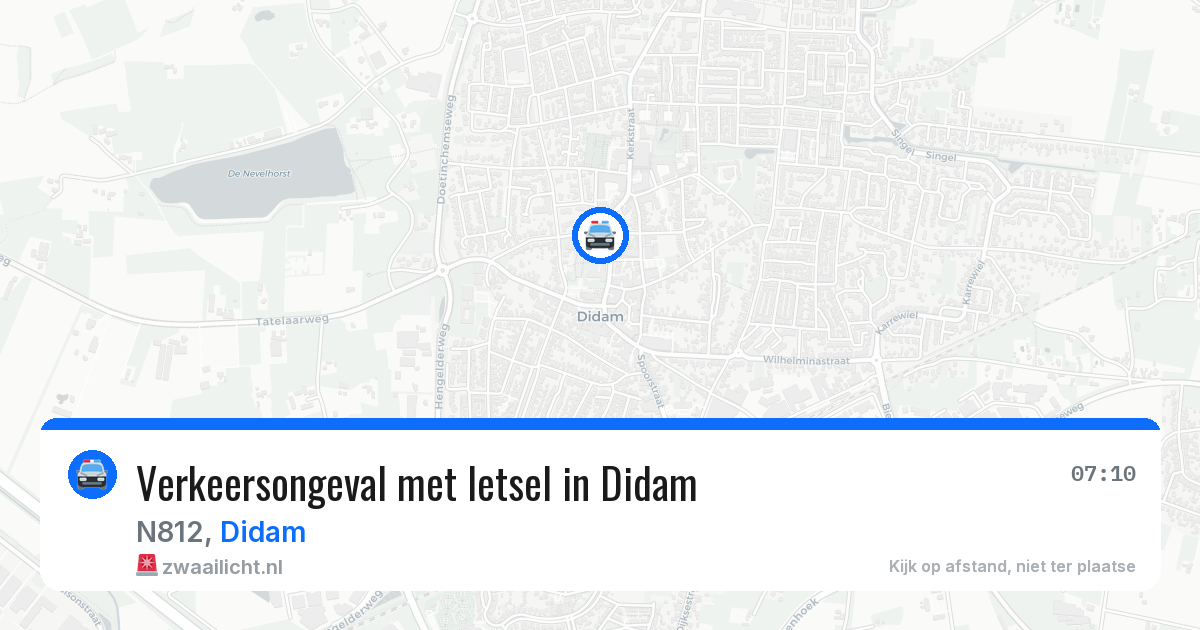 Verkeersongeval met letsel in Didam — 21 apr 2026