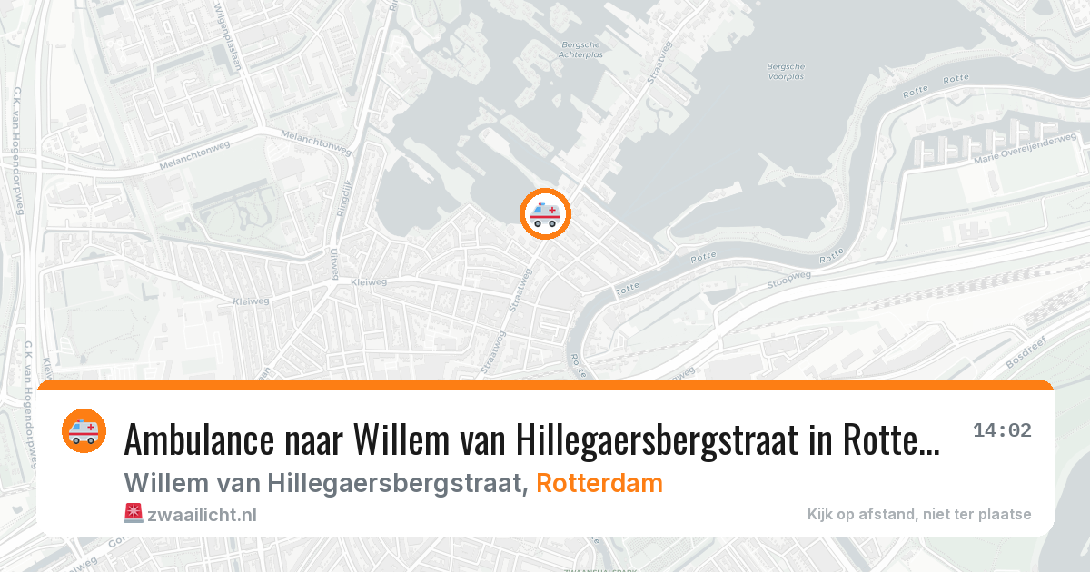 Ambulance naar Willem van Hillegaersbergstraat in Rotterdam — 29 mei 2026