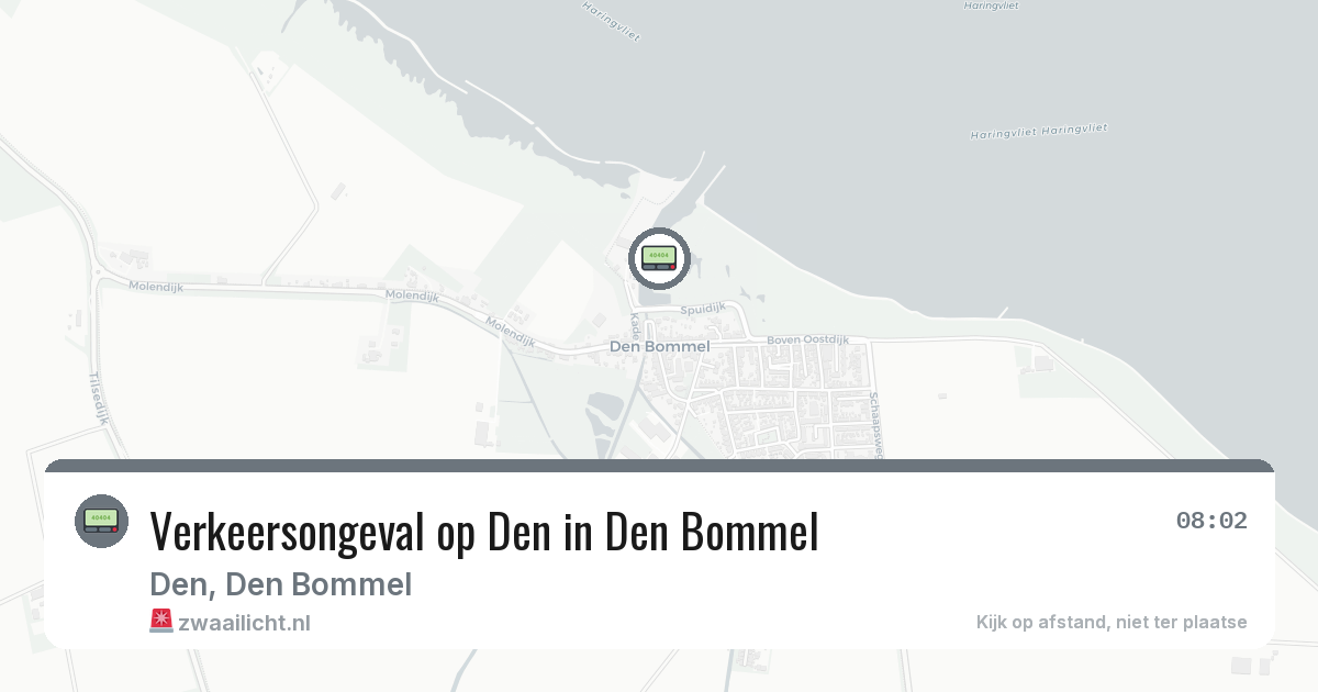 Verkeersongeval op Den in Den Bommel — 19 feb 2026