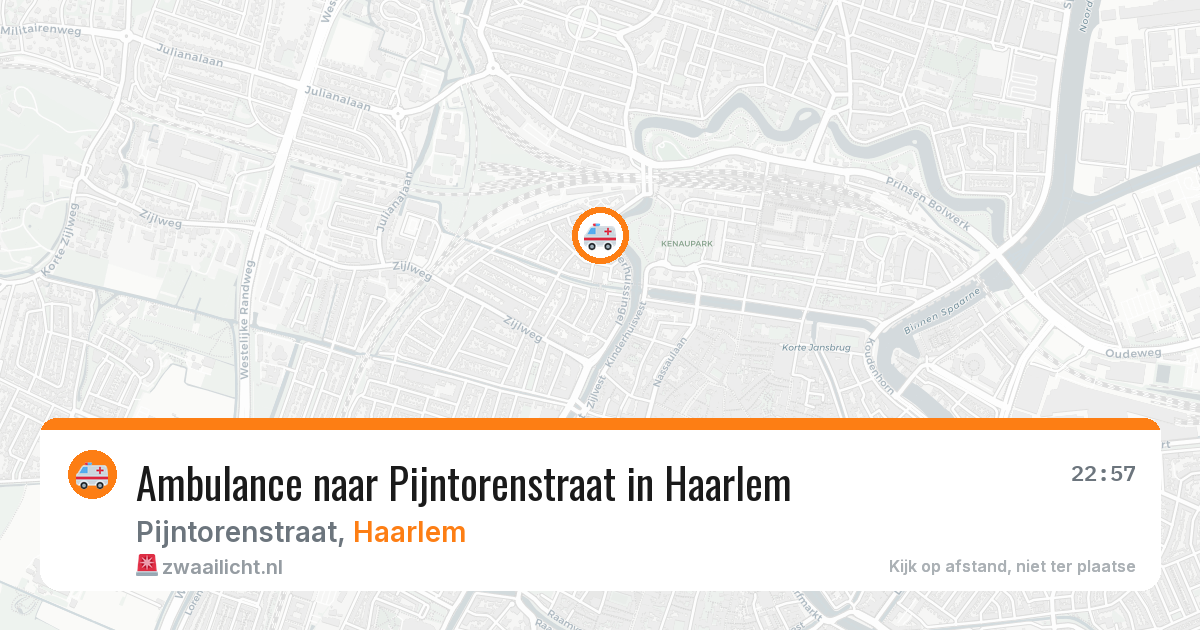 Ambulance naar Pijntorenstraat in Haarlem — 23 jun 2026