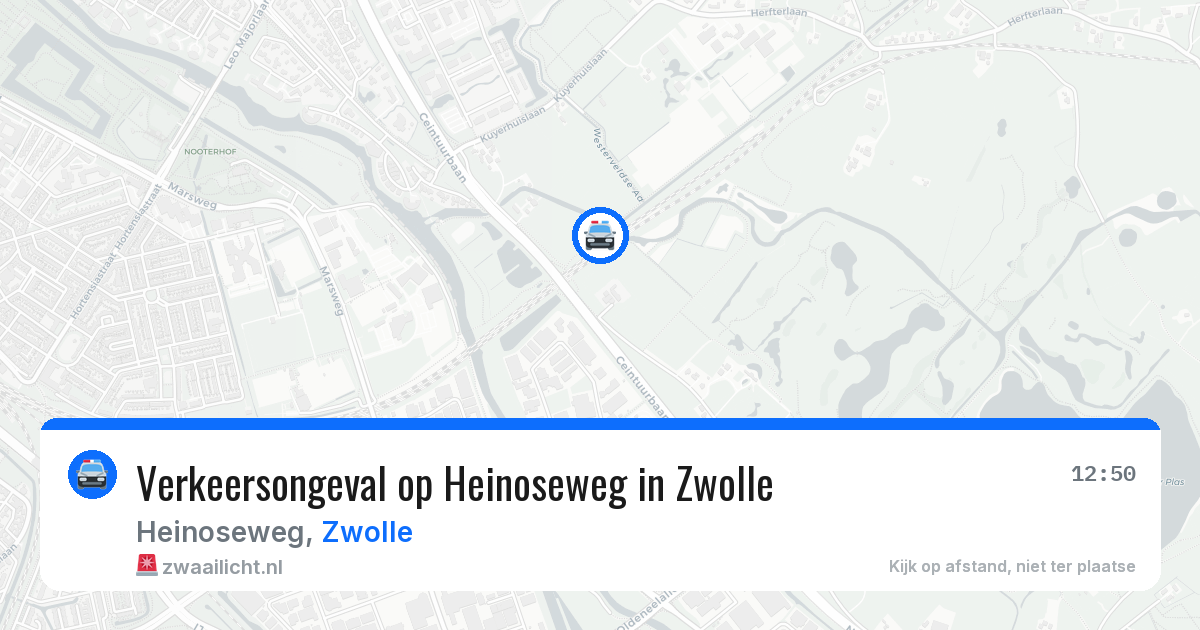 Verkeersongeval op Heinoseweg in Zwolle — 7 jul 2026