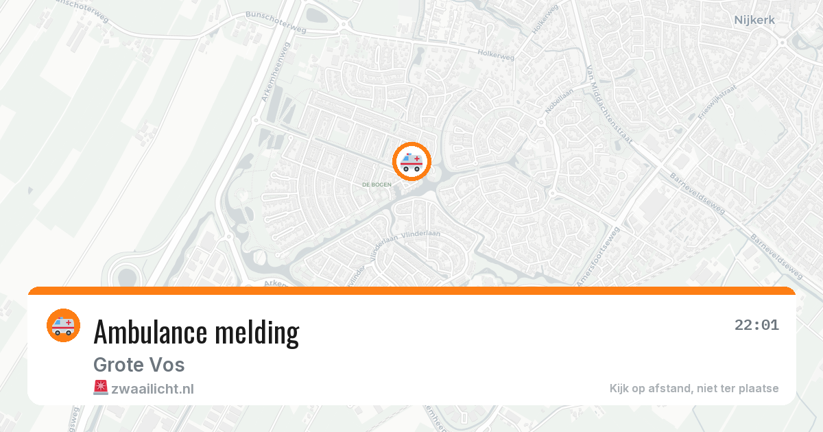 Ambulance melding — 12 jul 2026