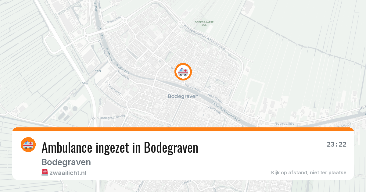 Ambulance ingezet in Bodegraven — 15 jul 2026
