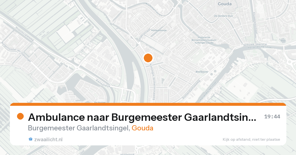 Ambulance naar Burgemeester Gaarlandtsingel in Gouda — 31 jan 2026