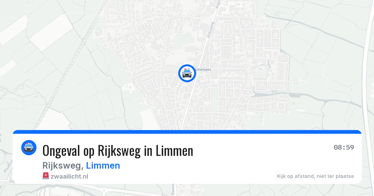 Ongeval op Rijksweg in Limmen — 10 jun 2026