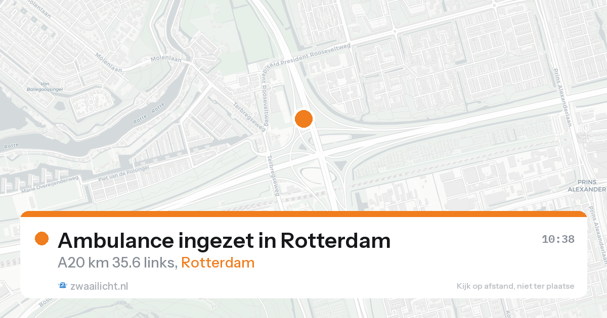 Ambulance ingezet in Rotterdam — 19 aug 2026