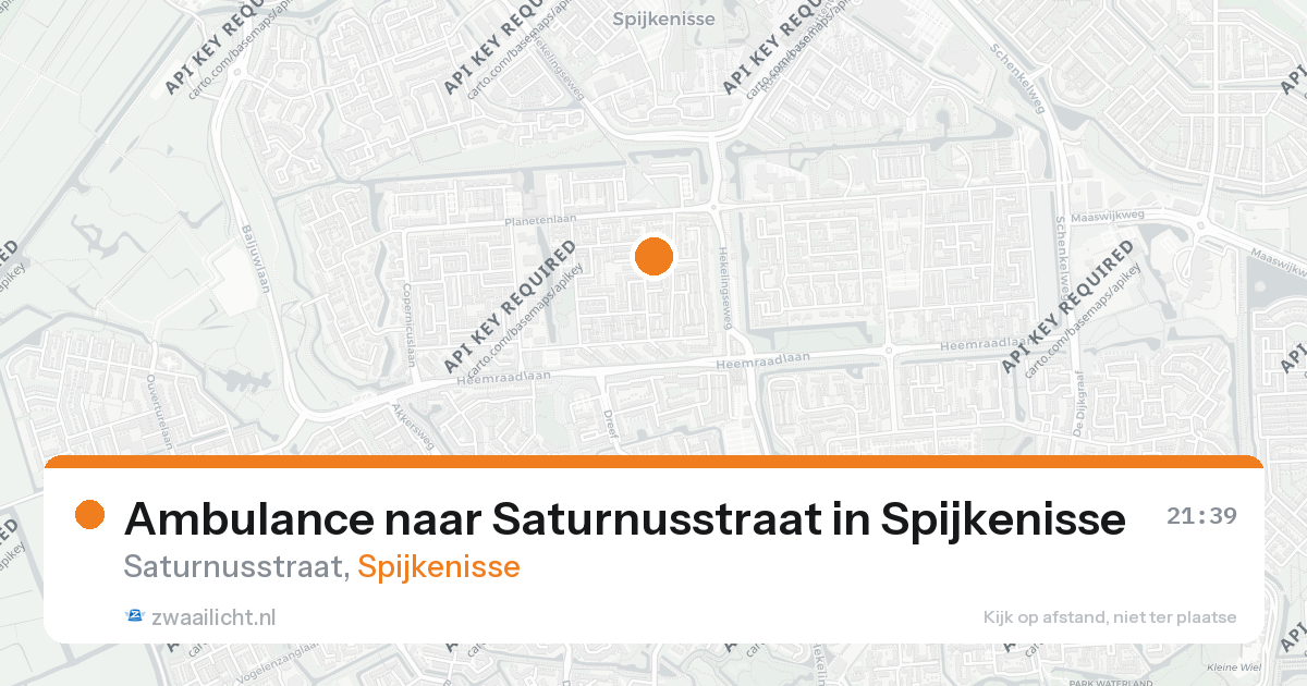 Ambulance naar Saturnusstraat in Spijkenisse — 31 jan 2026