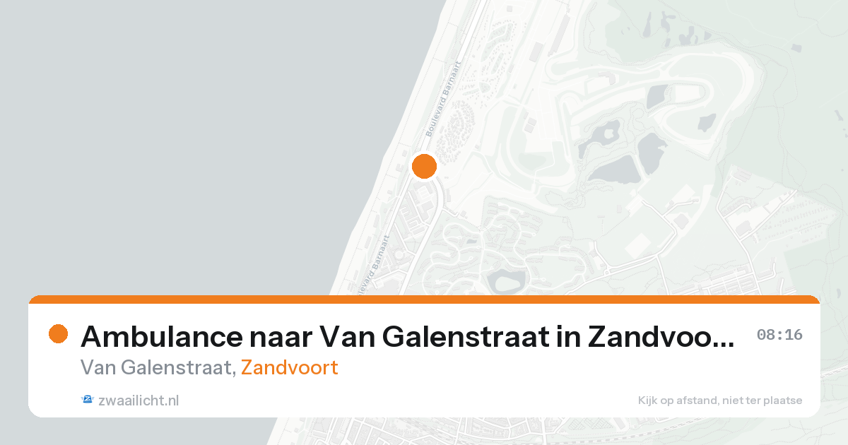 Ambulance naar Van Galenstraat in Zandvoort — 7 feb 2026