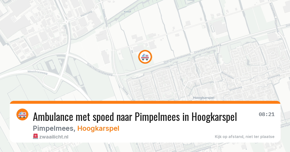 Ambulance met spoed naar Pimpelmees in Hoogkarspel — 12 jun 2026