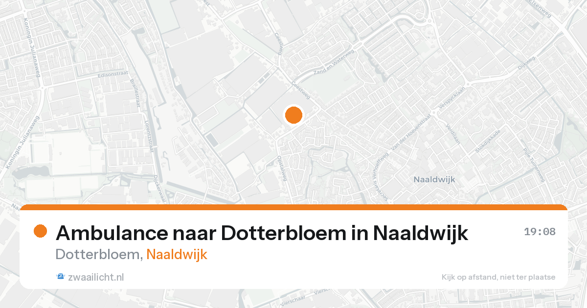 Ambulance naar Dotterbloem in Naaldwijk — 21 aug 2026