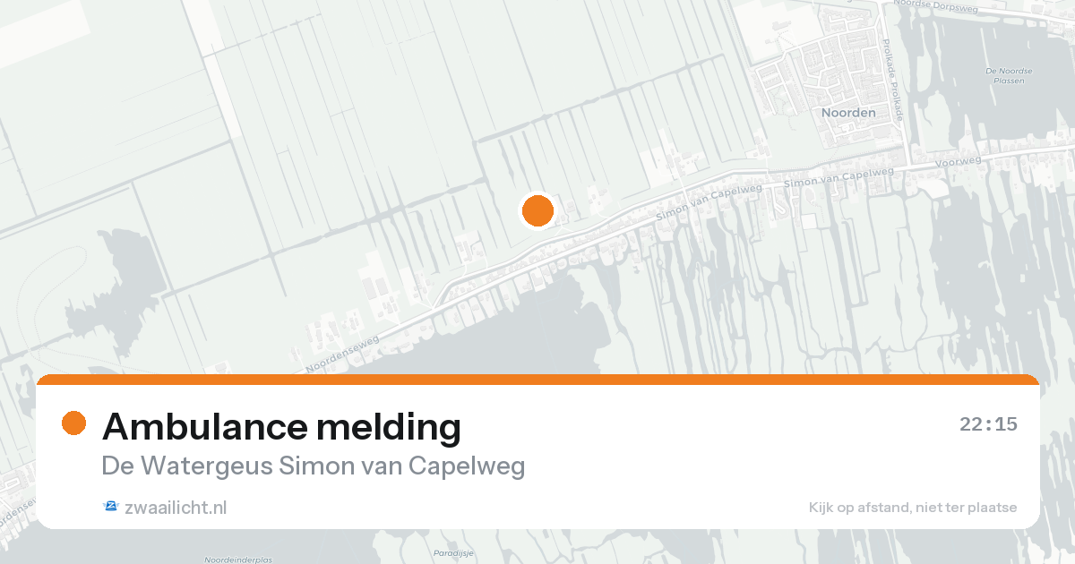 Ambulance melding — 7 feb 2026