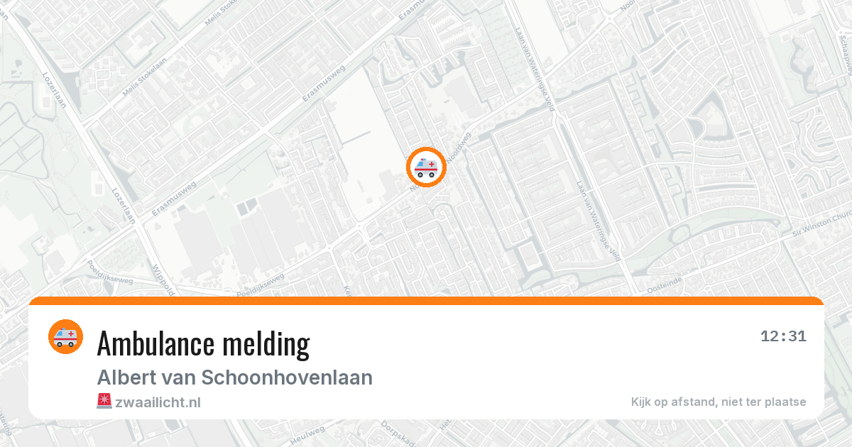 Ambulance melding — 8 mei 2026
