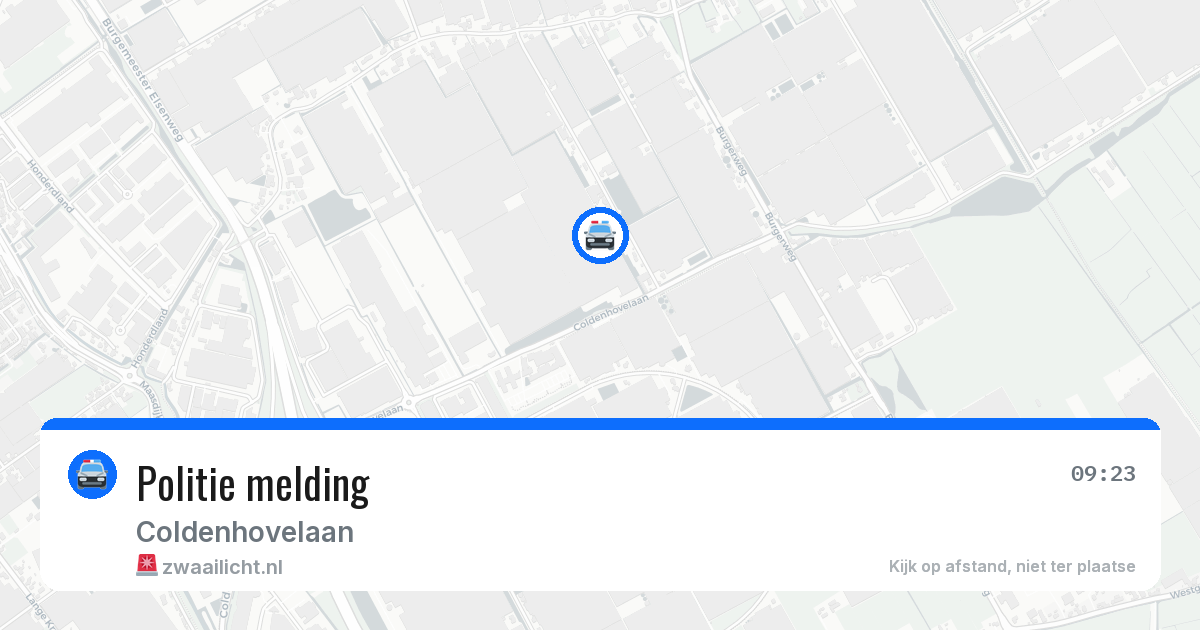 Politie melding — 6 jul 2026