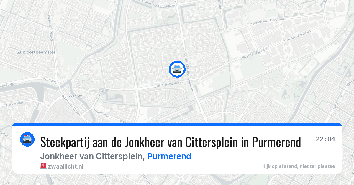 Steekpartij aan de Jonkheer van Cittersplein in Purmerend — 27 mei 2026