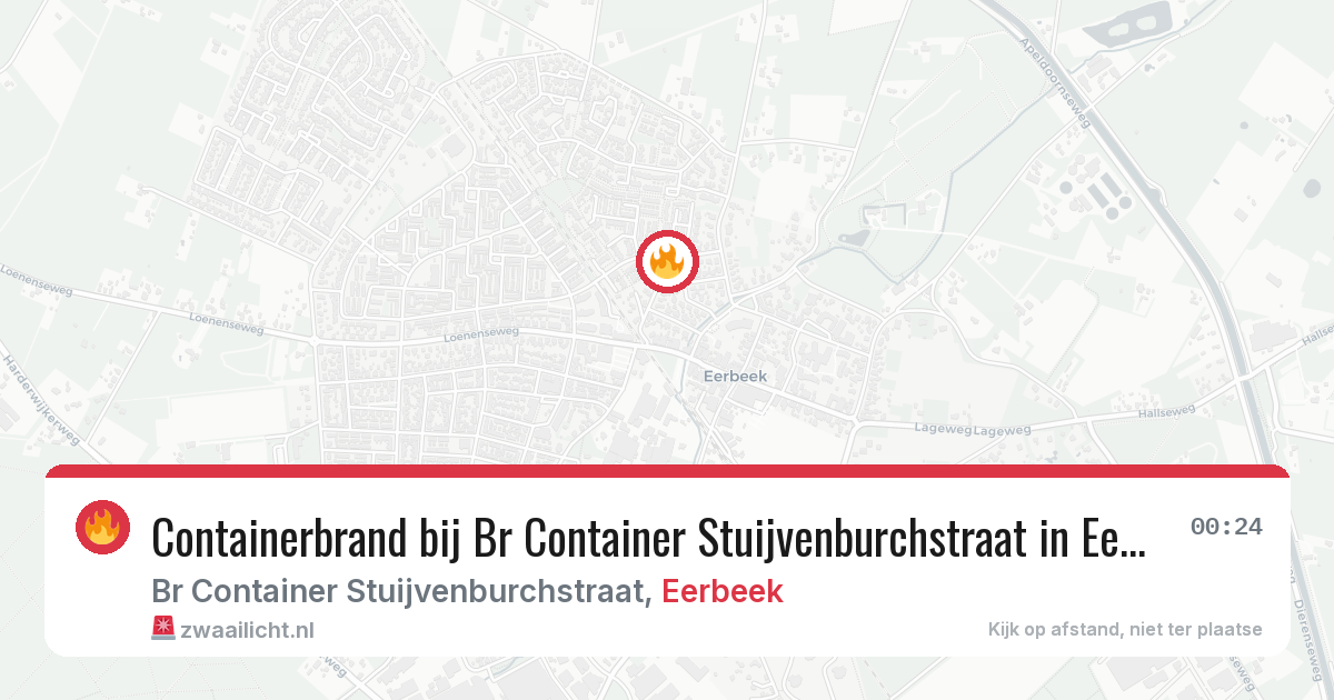 Containerbrand bij Br Container Stuijvenburchstraat in Eerbeek — 29 jan 2026