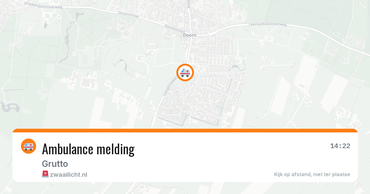 Ambulance melding — 5 jun 2026